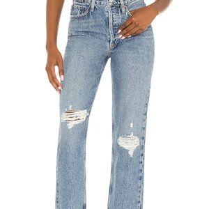 Agolde Mid Rise Lana Cropped Jeans
